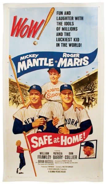 1962 Safe at Home Movie Maris Mantle 2
